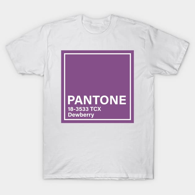 pantone 18-3533 TCX Dewberry T-Shirt by princessmi-com